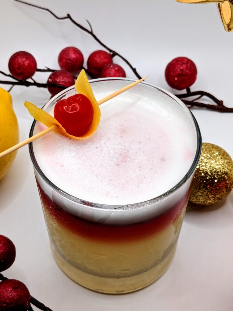 Winter Sour Cocktail